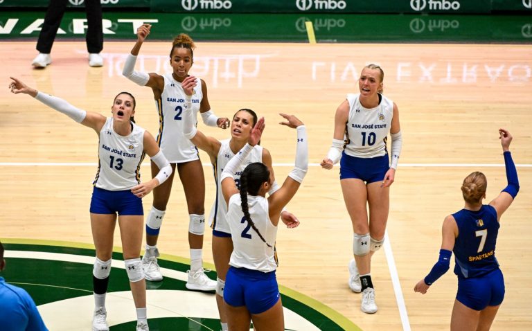 San Jose State volleyball team returns home amid questions about postseason eligibility, security