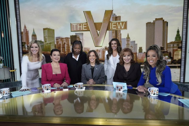 On ‘The View’ Harris says she would not break with Biden over much